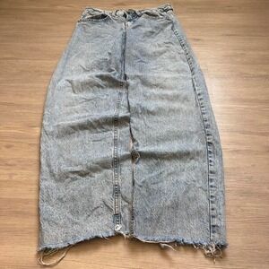 30x28 Blue Baggy Wide Leg Balloon Style Denim Jeans Y2K Vintage 2000s
